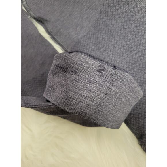 Lululemon Seamlessly Street Crop Cadet Blue Compression Leggings Women's Size 2 - Picture 5 of 6